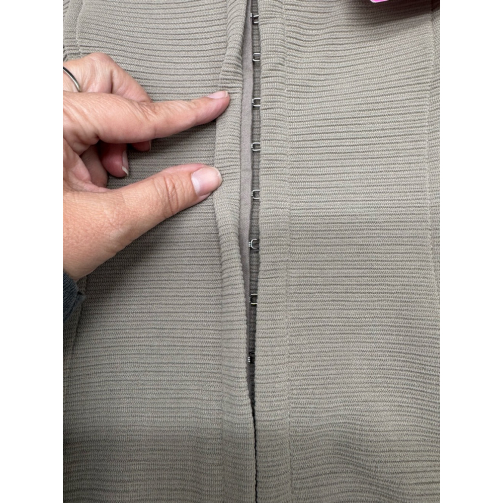 BETSEY JOHNSON Ribbed Dress Size M Beige Long Sleeve - Picture 8 of 8